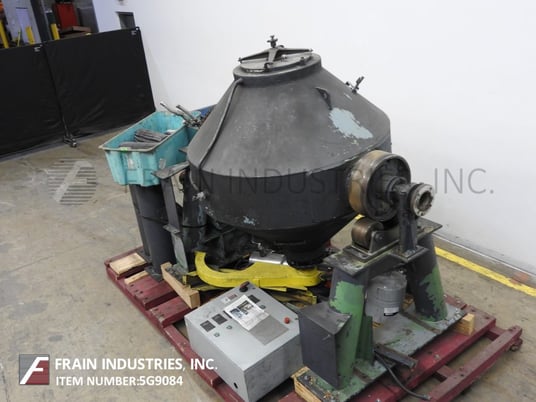 25 cu.ft. Patterson #Thoroblender, double cone, 304S/S, jacketed vacuum drying blender, 17-1/2" bolt down - Image 2