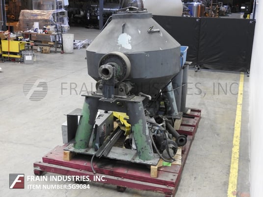 25 cu.ft. Patterson #Thoroblender, double cone, 304S/S, jacketed vacuum drying blender, 17-1/2" bolt down - Image 3