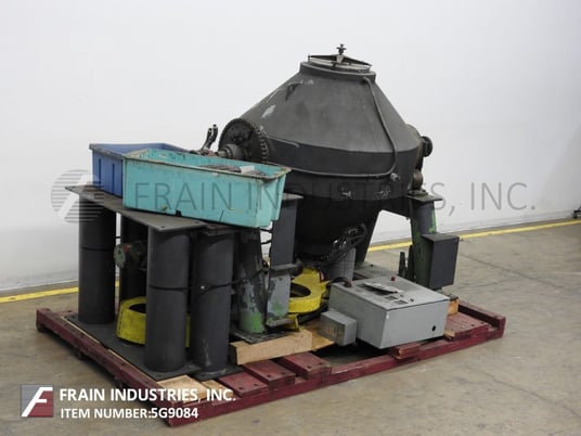 25 cu.ft. Patterson #Thoroblender, double cone, 304S/S, jacketed vacuum drying blender, 17-1/2" bolt down - Image 5