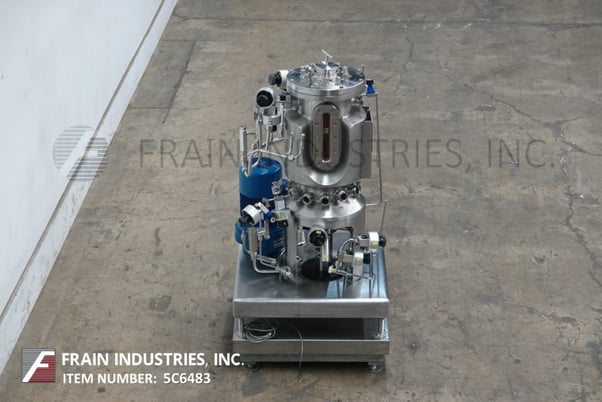 Tank Fermentor, 16 liter reactor, bottom drive, dual level agitation & sanitary shaft seals, 316 Stainless - Image 4