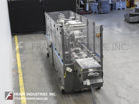 Scandia #725, automatic, expanded turret type over wrapping machine, 500200 CPM, AB PLC & AB Panelview 550 HMI - Image 3