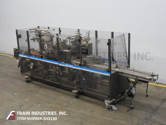Scandia #725, automatic, expanded turret type over wrapping machine, 500200 CPM, AB PLC & AB Panelview 550 HMI - Image 5