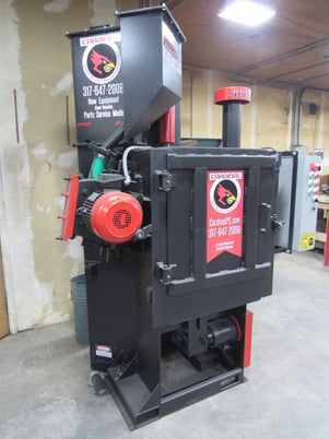 24" Cardinal Table Blast, 5 HP Direct Drive Blast Wheel, New - Image 4