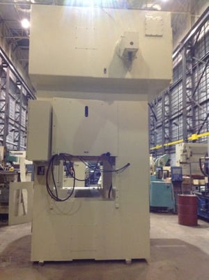 220 Ton, Komatsu #E2T-200N, 15.7" stroke, 25.59" die hght, 5.91" adj, air clutch & brake, 1986, #9718 - Image 6