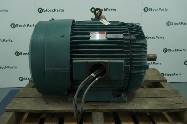 100 HP 1800 RPM Reliance, Frame 405TS, TEFC, new surplus, 460 Volts - Image 1