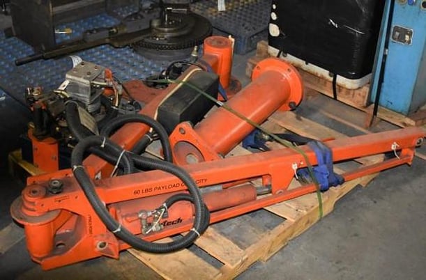 Positech Manipulator pneumatic lift assist arm #LA3030, 60 lb., 28' overhead spacer, grip tool, 200 lb arm - Image 2