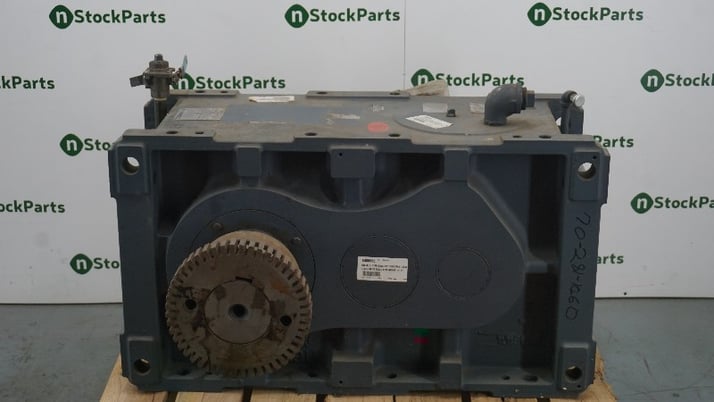 204 HP @ 1750 RPM, Falk #M1160DHC2AN-22.51 NSNB, gear reducer, 65 RPM output, 22.51:1 ratio, parallel shaft - Image 1