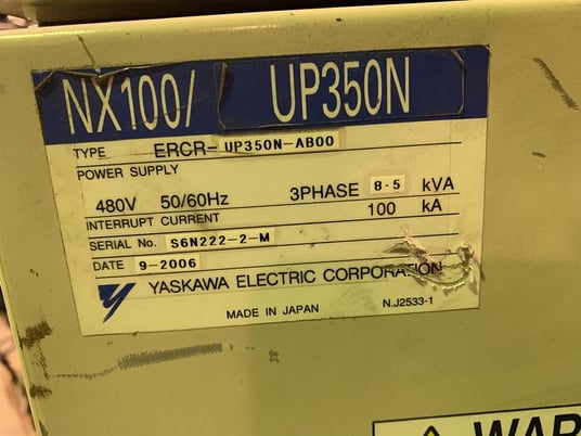 Motoman, under power 350N, 6-Axis CNC robot w/NX100 control, 350 kg X 2.542mm, 2006, #103766 - Image 9