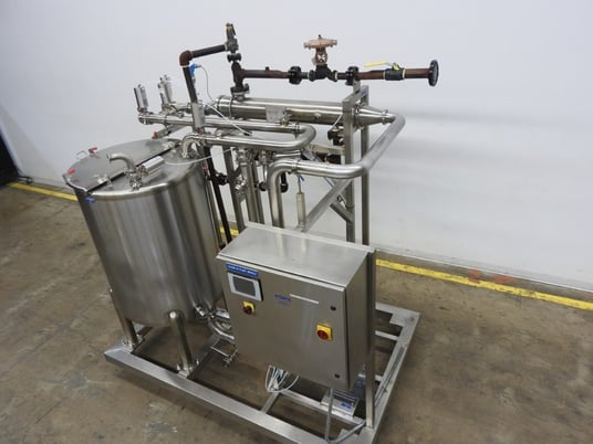 Feldmeier, platform mounted, Stainless Steel CIP system, 36" dia. x 45" deep 200 gallon single wall 316 - Image 2