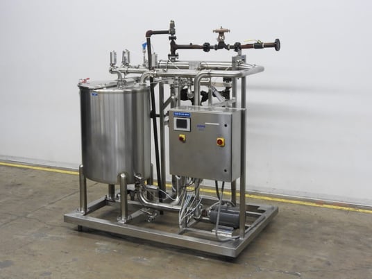 Feldmeier, platform mounted, Stainless Steel CIP system, 36" dia. x 45" deep 200 gallon single wall 316 - Image 5