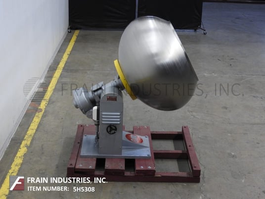 C La Mastra 48" C. La Mastra, Stainless Steel, doughnut shaped coating pan, 48" ID, 32" D, 1/4 HP drive (2 - Image 1