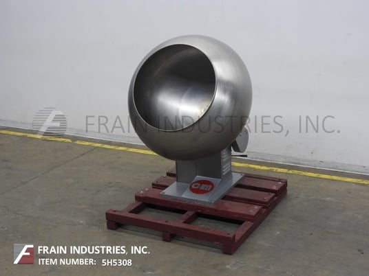 C La Mastra 48" C. La Mastra, Stainless Steel, doughnut shaped coating pan, 48" ID, 32" D, 1/4 HP drive (2 - Image 3