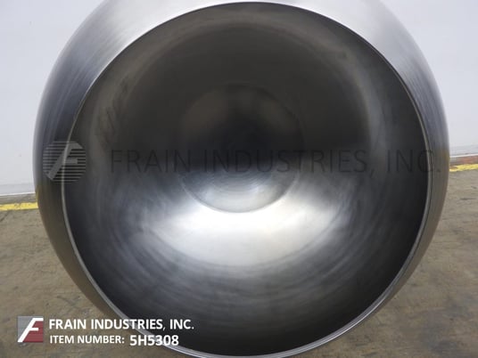 C La Mastra 48" C. La Mastra, Stainless Steel, doughnut shaped coating pan, 48" ID, 32" D, 1/4 HP drive (2 - Image 4