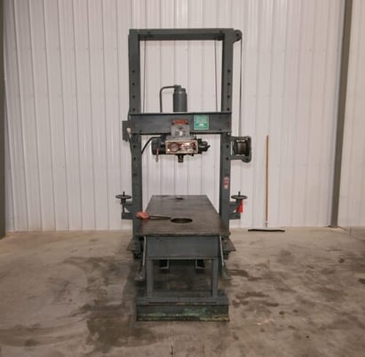 50 Ton, Dake #19-175, moveable frame press, 30" x72" table, 8-1/2" head travel, #13137 - Image 1