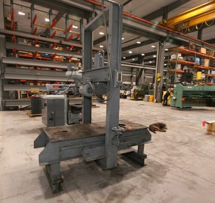 50 Ton, Dake #19-175, moveable frame press, 30" x72" table, 8-1/2" head travel, #13137 - Image 4