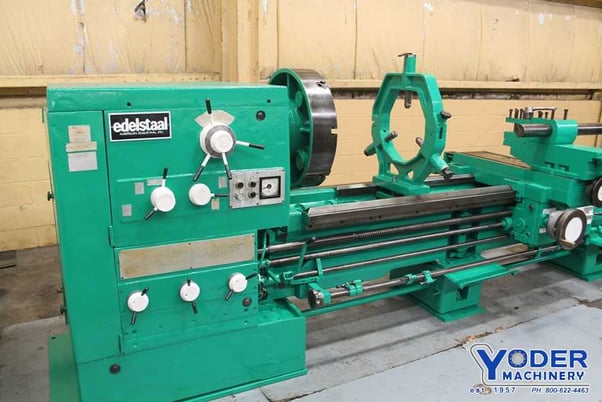 32" x 200" Edelstaal #SNA800X5000, hollow spindle gap bed lathe, 20" SOCS, 1980, #66525 - Image 3