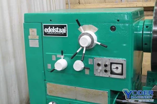 32" x 200" Edelstaal #SNA800X5000, hollow spindle gap bed lathe, 20" SOCS, 1980, #66525 - Image 5