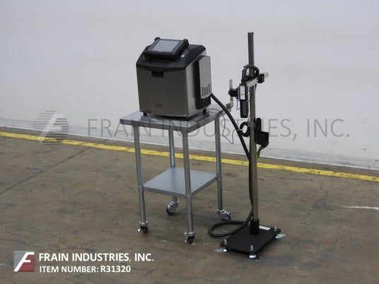 Keyence #MK-U6000, ink jet coder with auto-shower self cleaning print head, table or cart mounted, #R31320 - Image 5