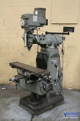 Alliant #1-1/2TMV, ram type vertical mill, 9" x42" table, 2 HP, AcuRite 3-Axis digital read out, #65965 - Image 1