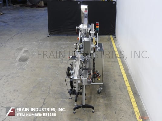 Omega Design #CDFR-1D1, inline canister style desiccant dispenser w/inclined cleated belt feeder & container - Image 3