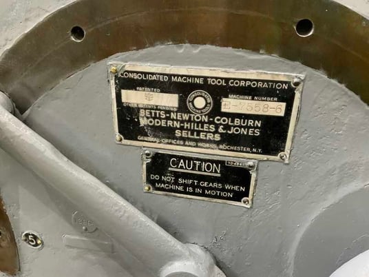 100" x 580" Betts #57R, engine lathe, 63.5" SOCS, face plate type 96" chuck, digital read out, #71093 - Image 2