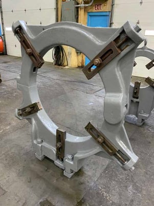 100" x 580" Betts #57R, engine lathe, 63.5" SOCS, face plate type 96" chuck, digital read out, #71093 - Image 8