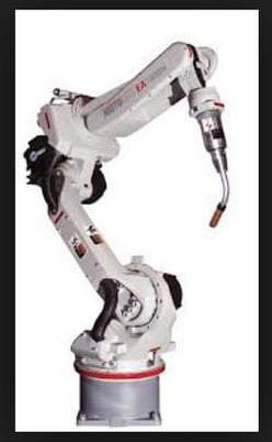 Motoman, EA1400N, 6-Axis CNC robotic dual arm dual trunion weld cell, 2005 - Image 1