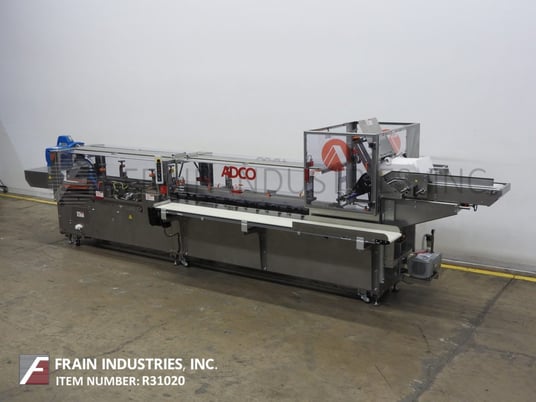 Adco #15D105SS, semi-automatic, Stainless Steel, horizontal, continous motion, hot melt glue cartoner, 25-120 - Image 5