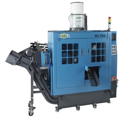 3" DoAll #SC-75A, circular saw, 30-150 RPM, 15 HP, 11.2" blade, automatic chip conveyor, new - Image 1