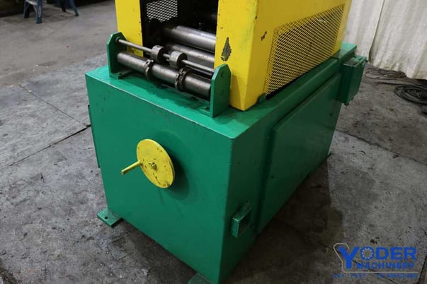 American #1000, 7-roll straightener, straight edge, 12" width, 2-1/2" roll diameter, #61622 - Image 4