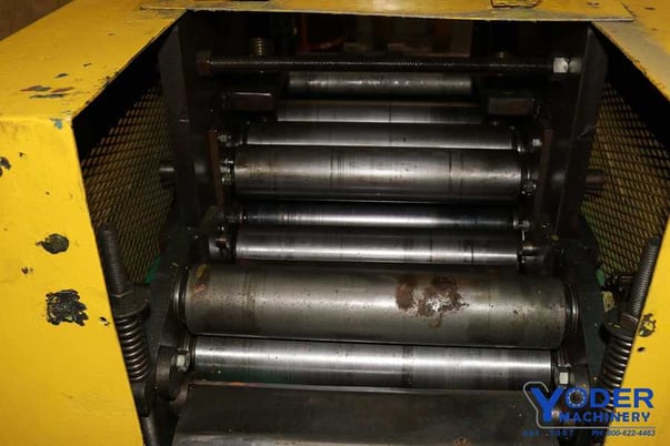 American #1000, 7-roll straightener, straight edge, 12" width, 2-1/2" roll diameter, #61622 - Image 8