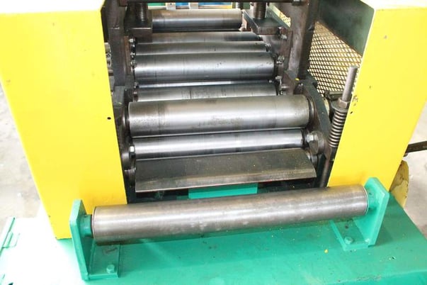 American #1000, 7-roll straightener, straight edge, 12" width, 2-1/2" roll diameter, #61622 - Image 10