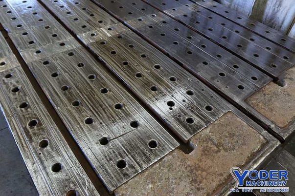 181" x 86" x 6-1/2", T-slotted floor plate, 5 T-slots, V-ways on bottom, #70834 - Image 4