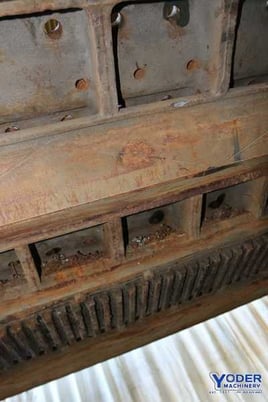 181" x 86" x 6-1/2", T-slotted floor plate, 5 T-slots, V-ways on bottom, #70834 - Image 7