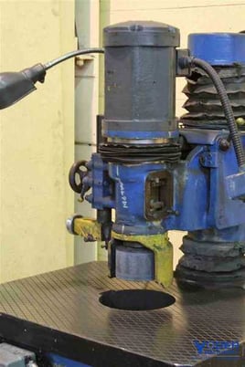 OP Op Master, single spindle vertical profile grinder, 24" x32"tbl,tilting spindle, 2 HP, #54257 - Image 2