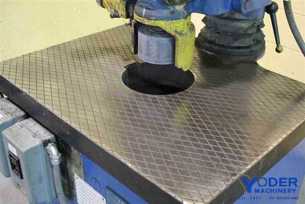 OP Op Master, single spindle vertical profile grinder, 24" x32"tbl,tilting spindle, 2 HP, #54257 - Image 4