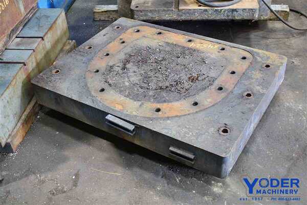 48" L x 36" width x 6" H, Solid steel bolster plate, #54524 - Image 1