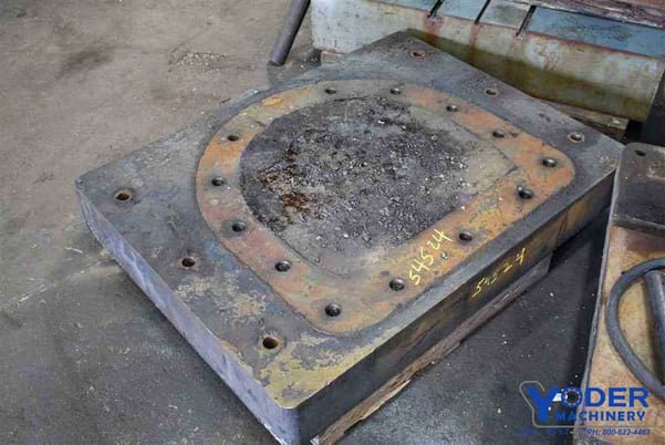 48" L x 36" width x 6" H, Solid steel bolster plate, #54524 - Image 2