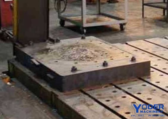 48" L x 36" width x 6" H, Solid steel bolster plate, #54524 - Image 4