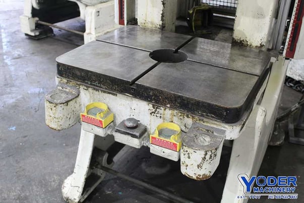 60 Ton, Federal #6, OBI back geared press, 15.75" BH, air clutch & brake, automatic lube, #70710 - Image 5