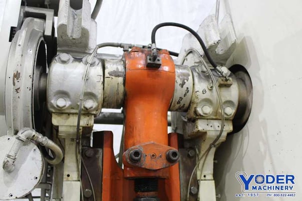 60 Ton, Federal #6, OBI back geared press, 15.75" BH, air clutch & brake, automatic lube, #70710 - Image 7