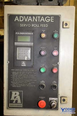 88 Ton, Seyi #MK88, OBG press w/coil feed line, 5.9" stroke, 40-75 SPM, 1996, #67684 (2 available) - Image 8