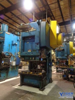 200 Ton, Niagara #S2G-200-60-30, double crank gap frame press, 10" stroke, 24" Shut Height, air clutch, #68195 - Image 2