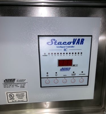 400 KVAR Staco Energy Products, PH-0400-08B-5486F3, 480 VAC, 481 amps, Nema 3R, new surplus - Image 1