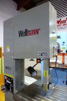 20" x 16" Wellsaw #V20F, 45-3000 FPM, 26" x26" table, 3 HP, 3/4" x 14' 9" blade, #28641 - Image 4