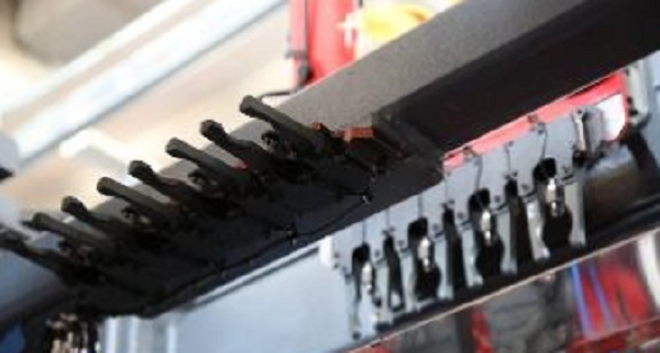 Akyapak #3ADM-1200, CNC Drill Line, 50" x 20", 3-spdl, 15" touch screen Mitsubishi C70 Control, Infeed & - Image 2