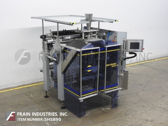 Ilapak #Vegatronic-2000, vertical form, fill and seal machine, 20-120 pkgs/min., dual belt film pull down - Image 1