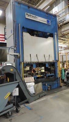 200 Ton, Hydraulico, hydraulic press, 24.5" stroke, 51.1" daylight, 97.2" x44.62" bed, windows, palm buttons - Image 2