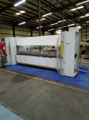 72" Fasti #FP-60-32/6, CNC metal folder, 15" stroke, .25" - Image 2