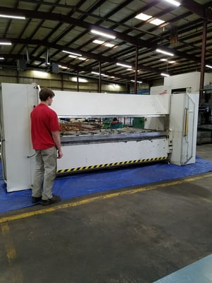 72" Fasti #FP-60-32/6, CNC metal folder, 15" stroke, .25" - Image 3